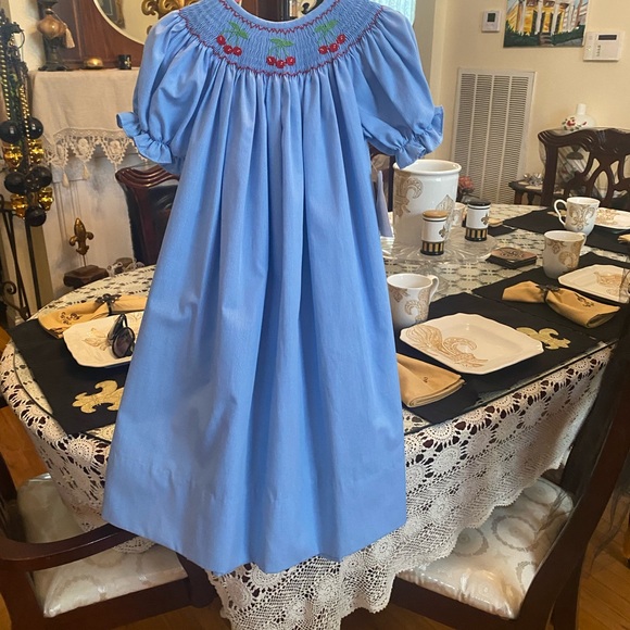 NWT Banbury Cross Smocked Girls Dress size 5 - Picture 13 of 16